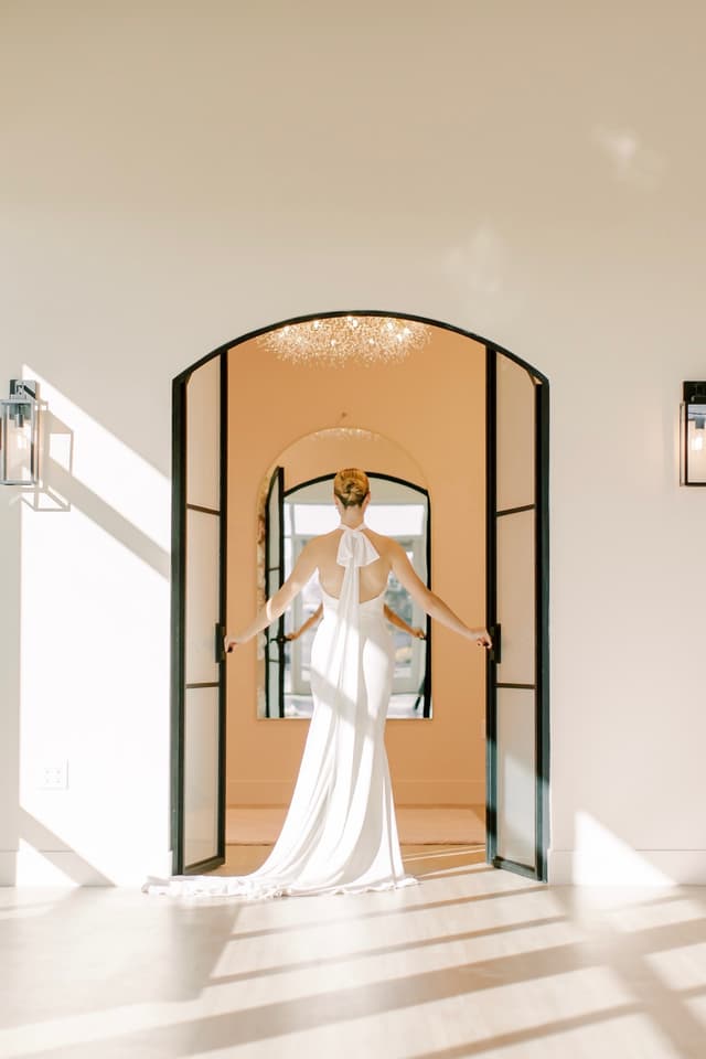 Wedding ceremony setup
